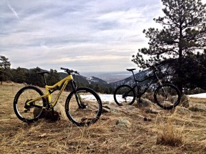 Cassie's first ride with her new bike