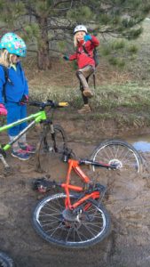 The mud monsters are out to get some of the kiddos Cassie was coaching this spring!